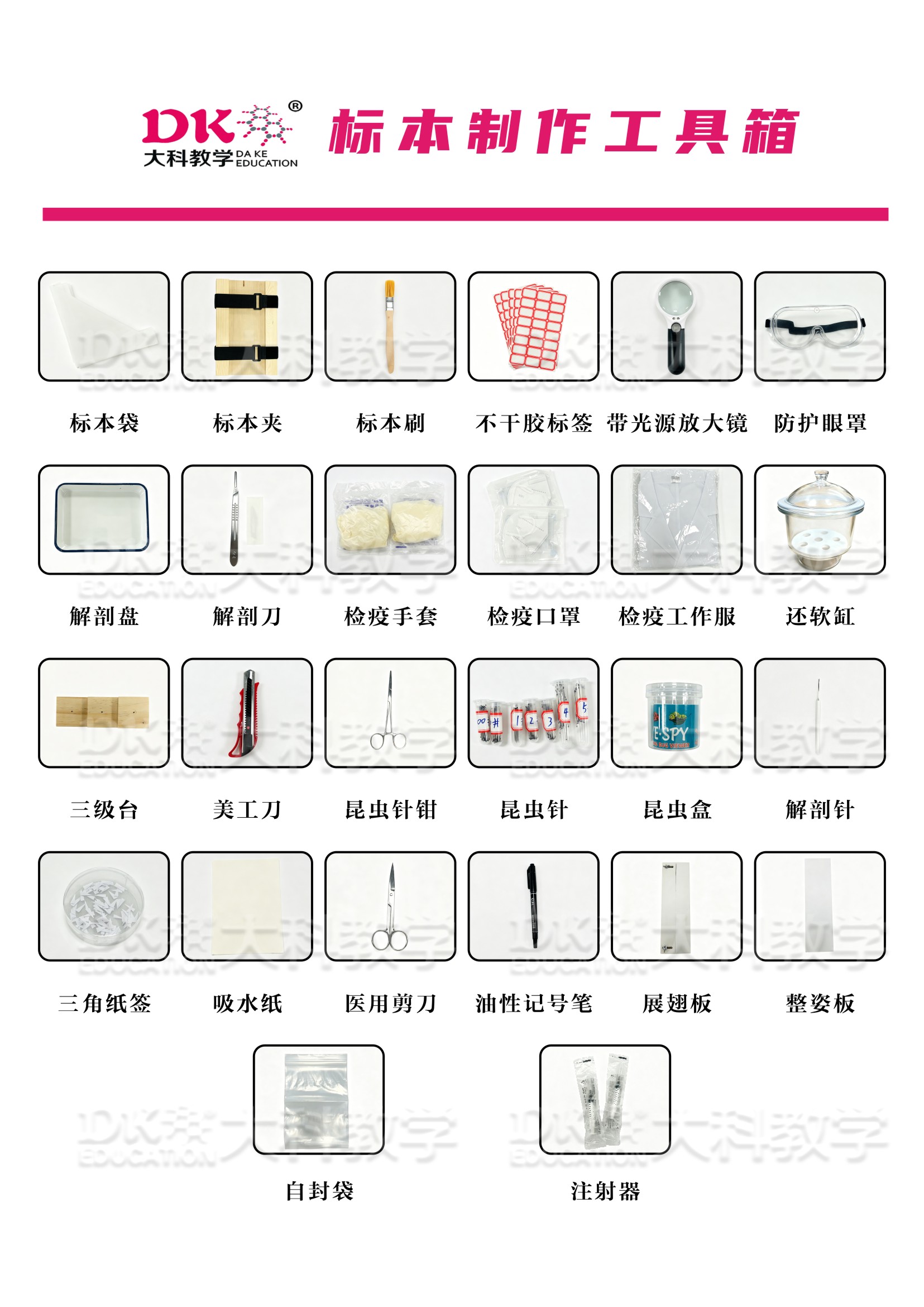 标本制作工具箱